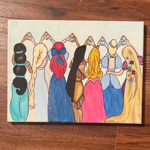 Sorority Princess AOll - Alpha Omicron Pi
Handmade Art Canvas